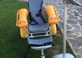 Sea wheelchair, available to use with the help of hotels own staff