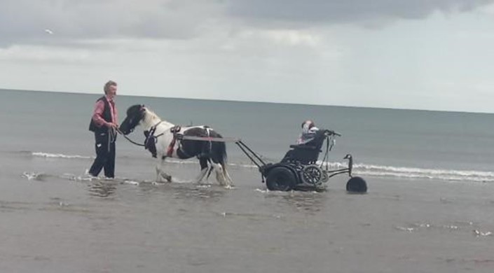 Pony Access at West Sands Beach