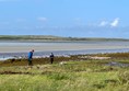 Image of two people near a beach