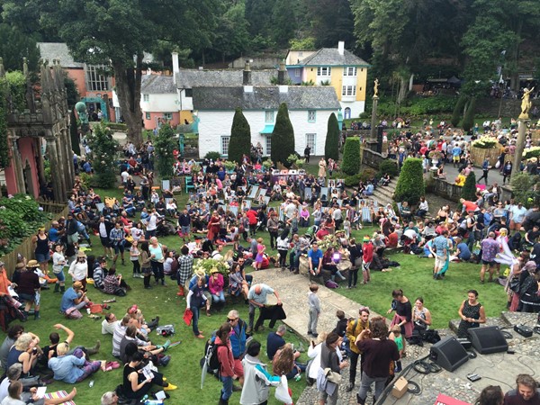 Portmeirion before the rain.