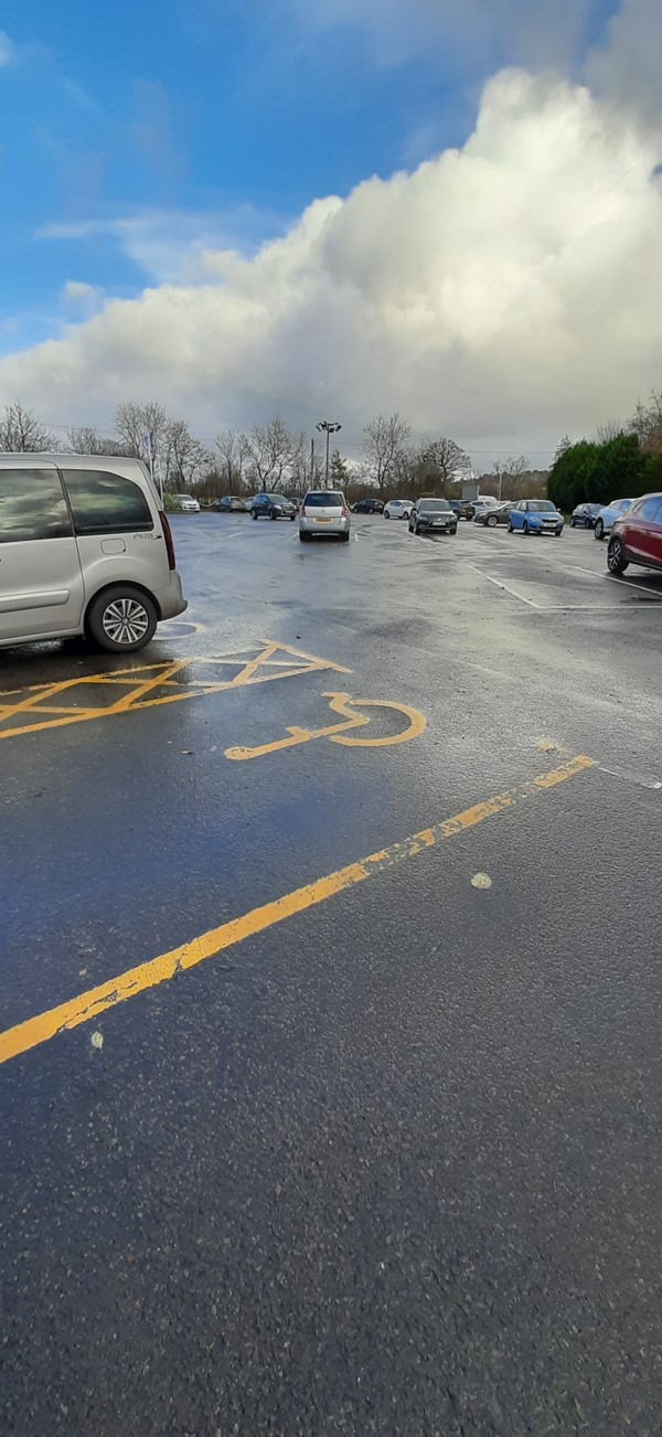 Disabled parking space