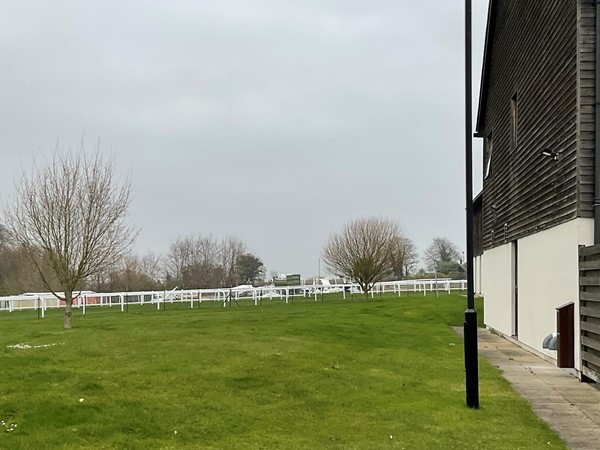 Picture of Epsom Downs Racecourse building and track