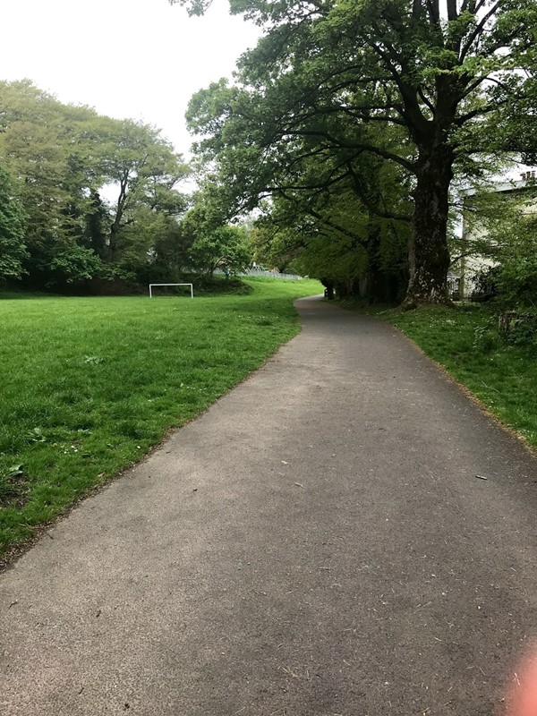 main tarmac path