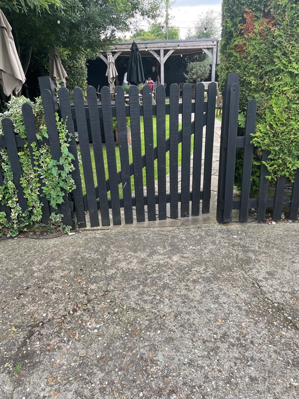 Image of a wooden gate