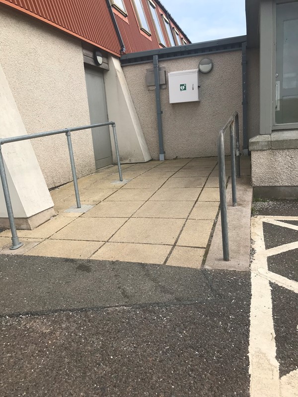 Access into main entrance