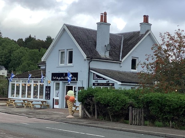 But the plan of the canal route from Inverness, passing Fort Augustus, and down to Fort William is worth taking a look at.