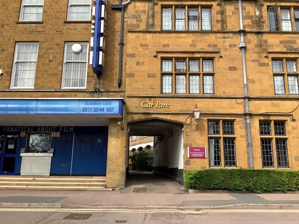 (2) car park narrow entrance