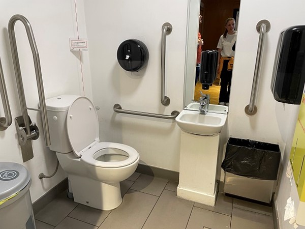 Image of an accessible toilet