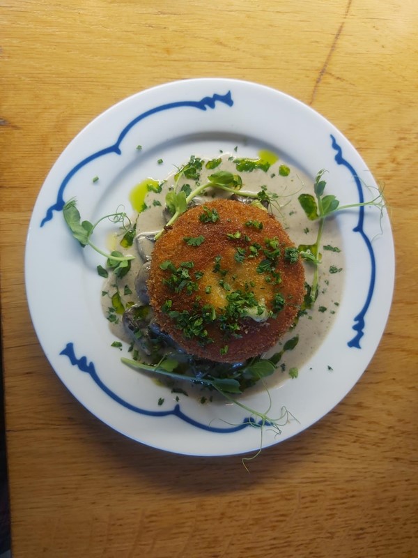 Image of a plate of food on a table