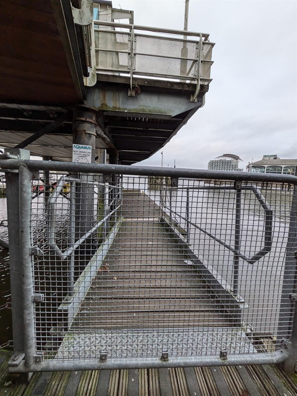 Image of entrance to to the pier