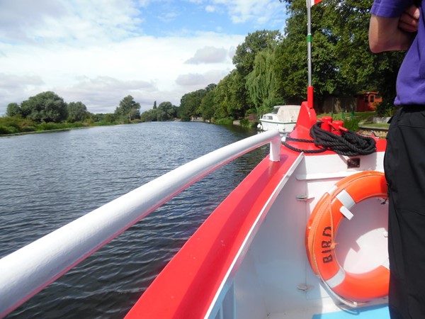 Picture of Ladybird Barge - The view from the front deck.