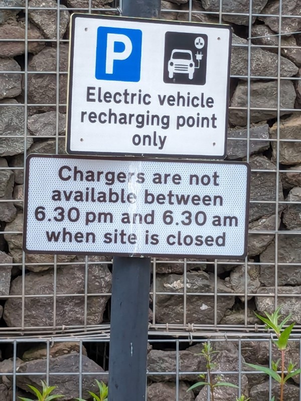 Image of ChargeYourCar Charging Station Parking Sign