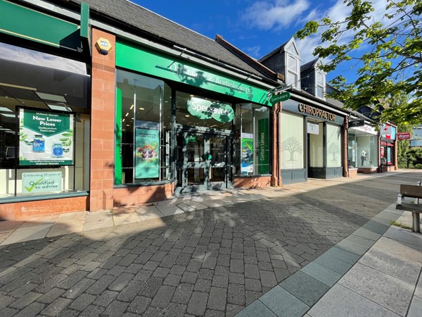 The front of the SpecSavers shop in Galashiels