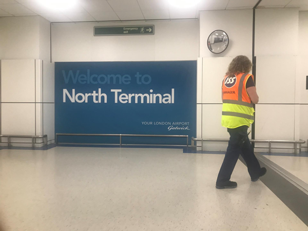 North terminal sign