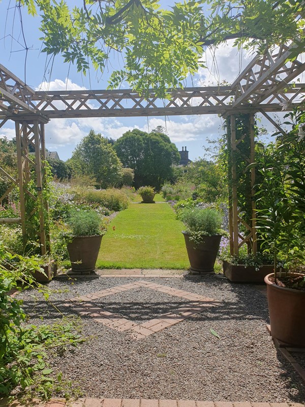 The archway to the garden