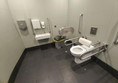 Image of an accessible toilet and grabrails