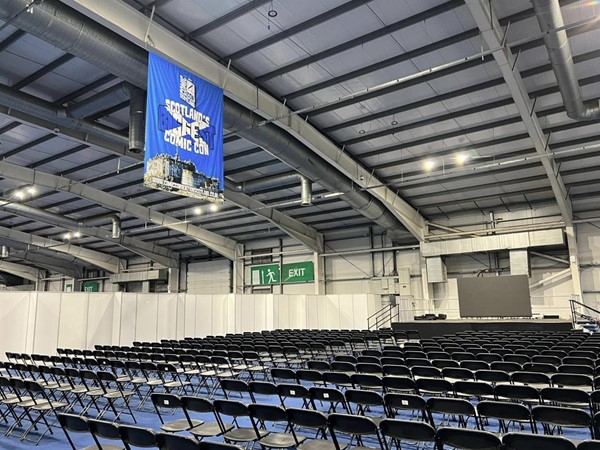 Image of empty seats in a large room