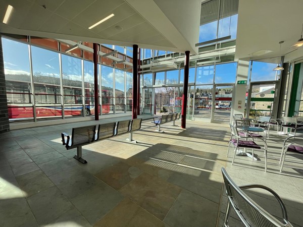 Picture inside Galashiels Transport Interchange