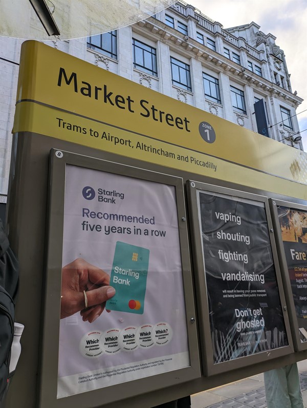 Image of Market Street Metrolink Signage