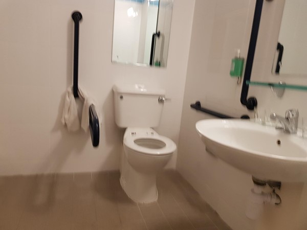 Picture of the accessible bathroom