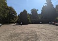 Compacted gravel car park