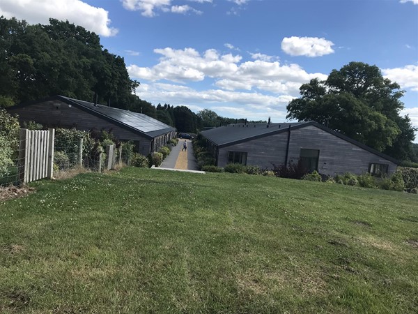 Another image of one of the cottages from the outside