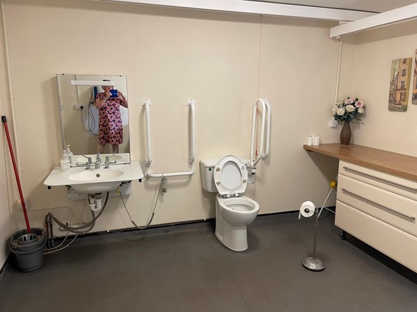 interior of changing places toilet