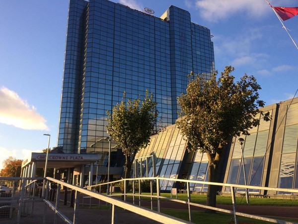 View of  the Crowne Plaza, Glasgow