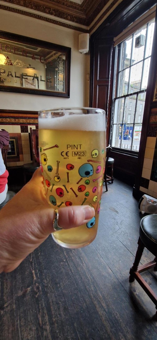 Refreshing pint.