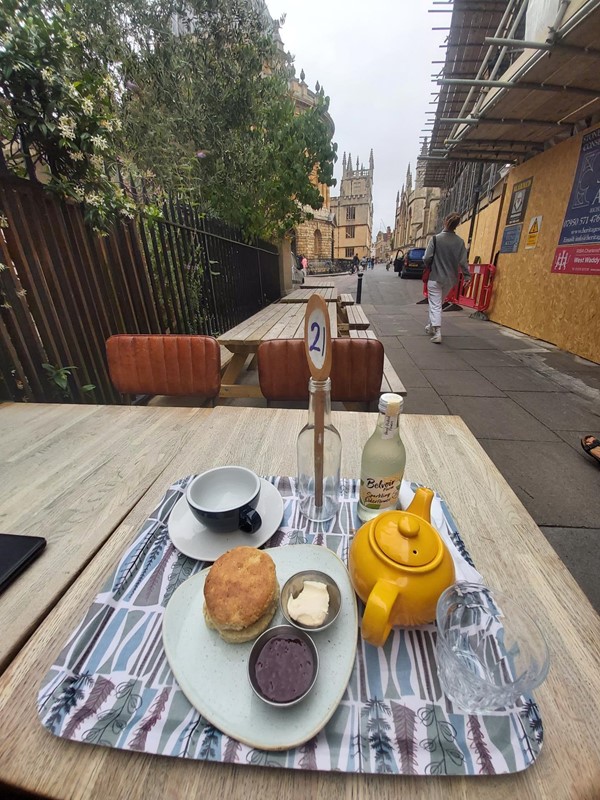 Food on a table