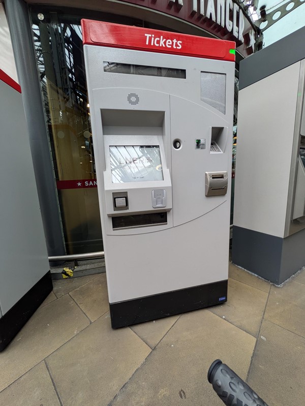 Image of an LNER ticket machine