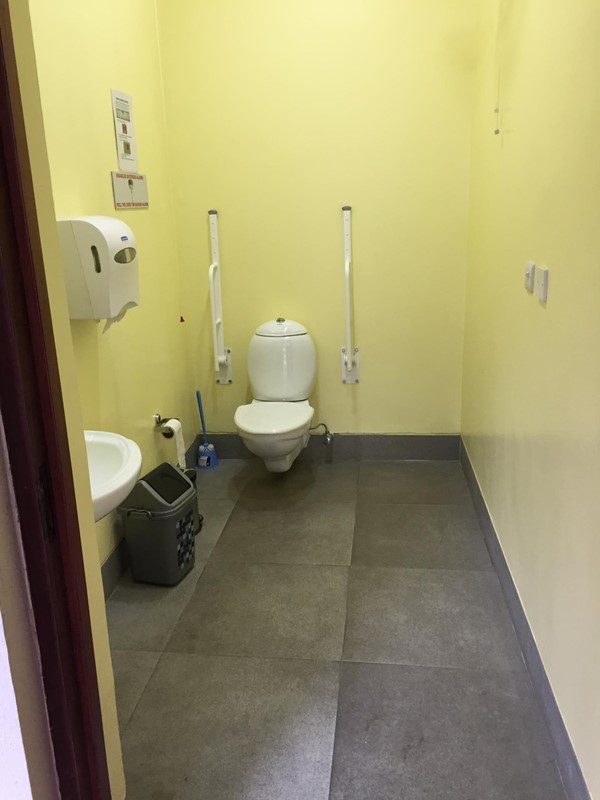 Picture of The accessible loo at the British High Commission in Delhi India