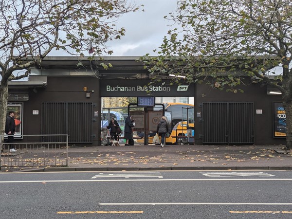 Image of entrance to Buchanan Bus Station