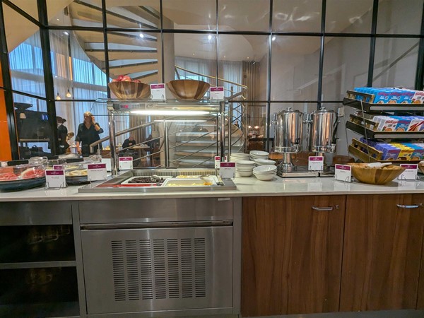 Image of breakfast serving station