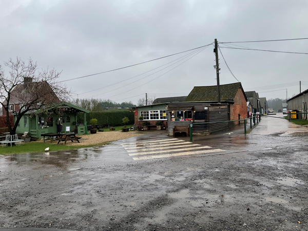 A typical working farm, and a very small farm shop