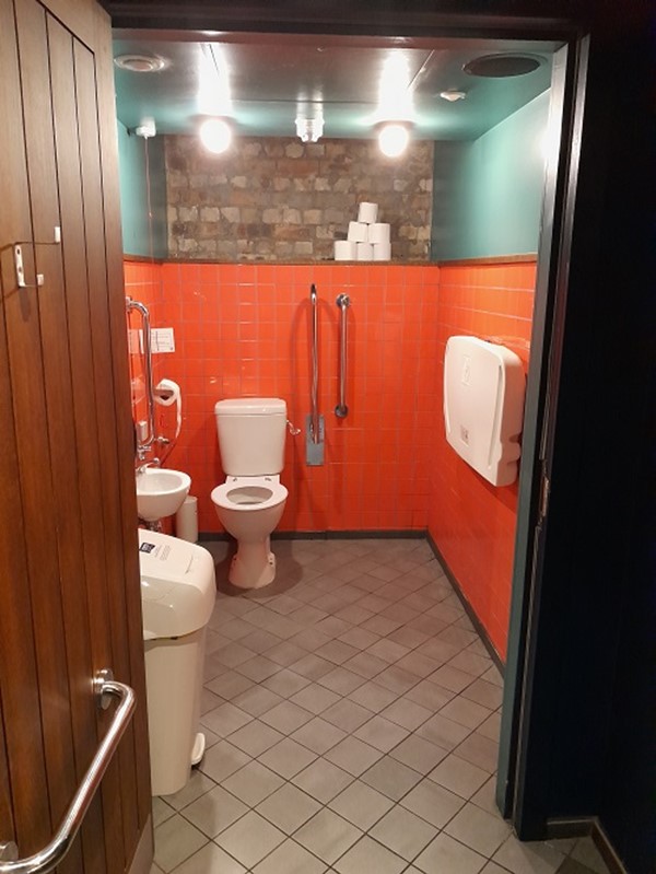 Image of an accessible toilet