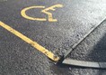 Accessible car parking space.