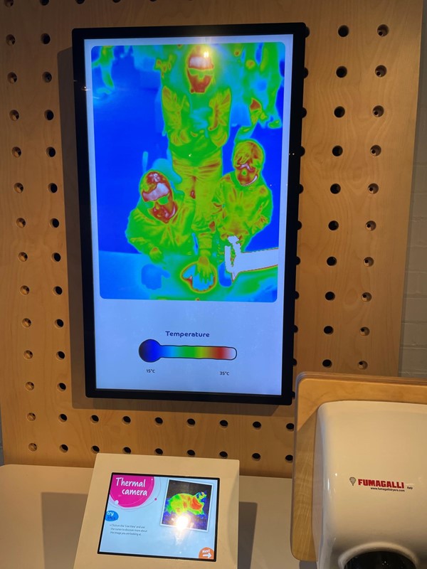 Temperature display