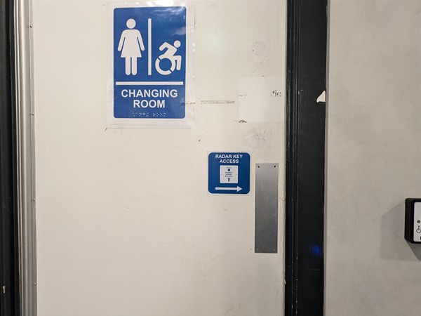 Image of door to Changing Places toilet