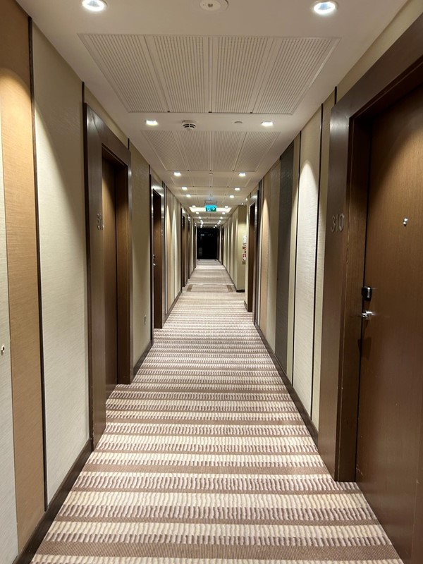 Image of a hotel corridor