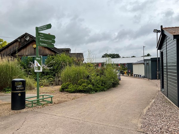 Image of a garden centre yard