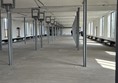 Image of a room with metal poles