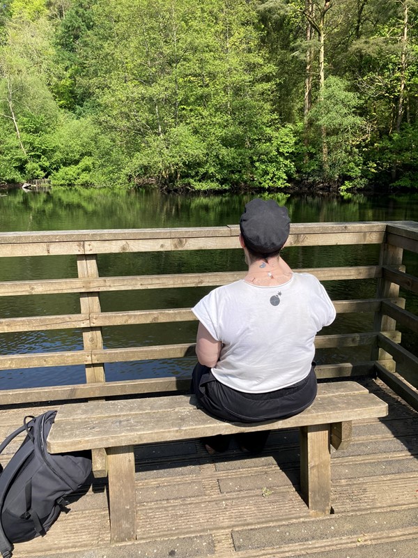 Quite a few benches around for resting on