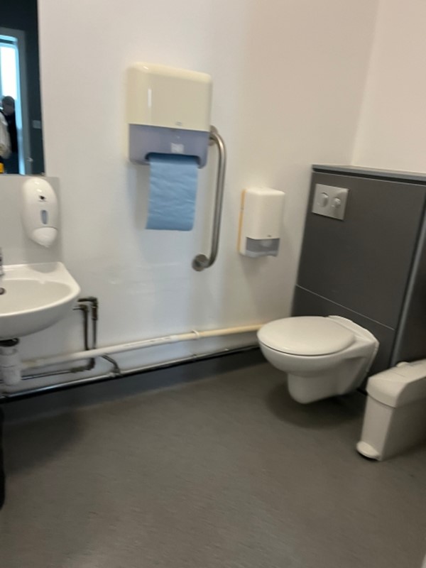 Image of an accessible toilet