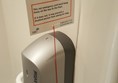 Accessible toilet - Red cord and red cord card