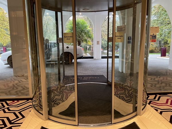 Image of a revolving door