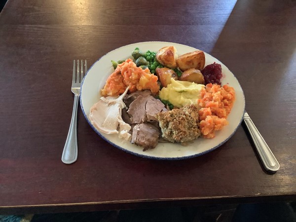 Plate of food