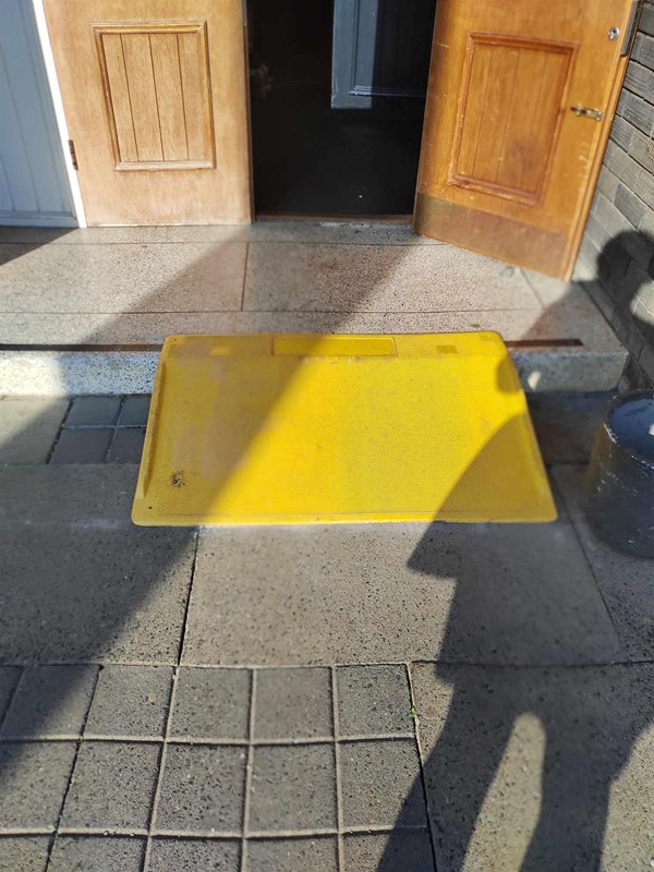 Image of a yellow ramp