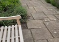 Image of benches along a pathway