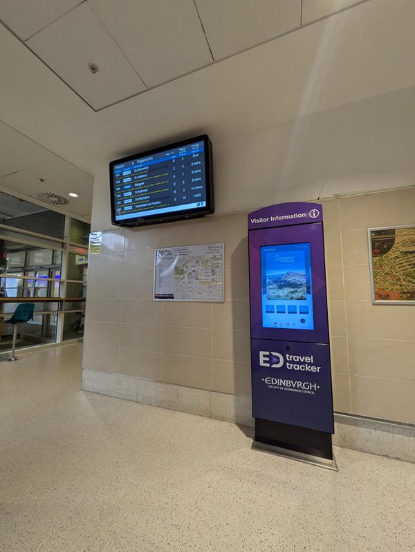 Image of the information kiosk